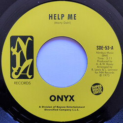 Onyx (8) Help Me USED VINYL 7INCH 45 RPM STEREO