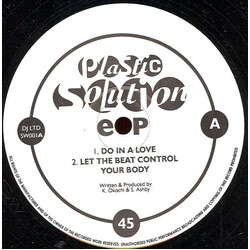 Plastic Solution Plastic Solution EP USED VINYL 12INCH EP LIMITED EDITION