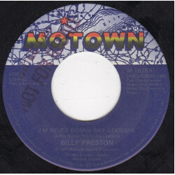 Billy Preston I'm Never Gonna Say Goodbye USED VINYL 7INCH 45 RPM