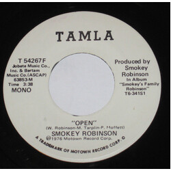 Smokey Robinson Open USED VINYL 7INCH 45 RPM SINGLE PROMO STEREO MONO