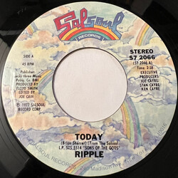 Ripple Today USED VINYL 7INCH 45 RPM SINGLE STYRENE STEREO