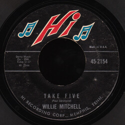 Willie Mitchell Take Five / 30-60-90 USED VINYL 7INCH 45 RPM