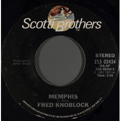 Fred Knobloch Memphis / Love Isn't Easy USED VINYL 7INCH 45 RPM SINGLE