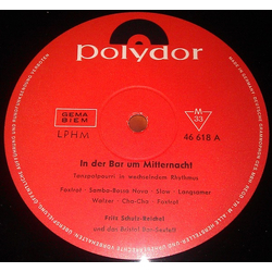 Fritz Schulz-Reichel & Bristol-Bar-Sextett In Der Bar Um Mitternacht Vinyl LP USED