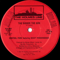 Central Park (6) / Nicky Pendergrass The Bigger The Box USED VINYL 12INCH 33 S RPM