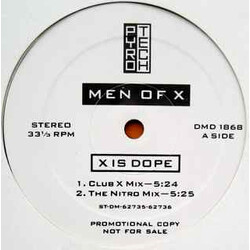 Men Of X X Is Dope USED VINYL 12INCH PROMO 33 S RPM