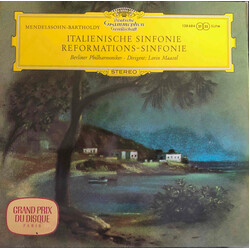 Felix Mendelssohn-Bartholdy / Berliner Philharmoniker / Lorin Maazel Italienische Sinfonie / Reformations-Sinfonie Vinyl LP USED