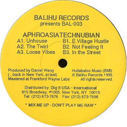 Daniel Wang Aphroasiatechnubian USED VINYL 12INCH