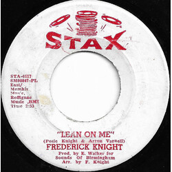 Frederick Knight Lean On Me / I've Been Lonely For So Long USED VINYL 7INCH 45 RPM SINGLE