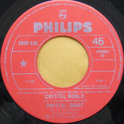 Crystal Grass Crystal World / Love To Dance This One With You USED VINYL 7INCH 45 RPM SINGLE