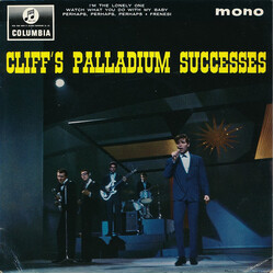 Cliff Richard & The Shadows Cliff's Palladium Successes USED VINYL 7INCH 45 RPM EP MONO