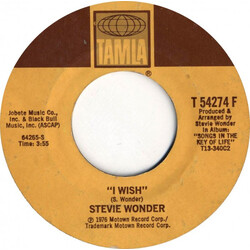 Stevie Wonder I Wish / You And I USED VINYL 7INCH 45 RPM SINGLE