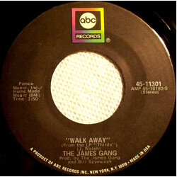 James Gang Walk Away USED VINYL 7INCH 45 RPM SINGLE