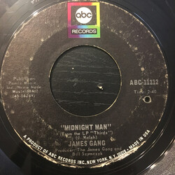 James Gang Midnight Man / White Man - Black Man USED VINYL 7INCH SINGLE 45 RPM