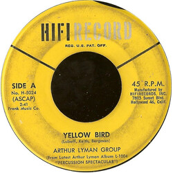 The Arthur Lyman Group Yellow Bird USED VINYL 7INCH 45 RPM SINGLE