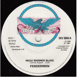 The Fendermen / Ron Holden Mule Skinner Blues USED VINYL 7INCH 45 RPM SINGLE