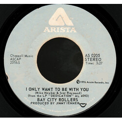 Bay City Rollers I Only Want To Be With You USED VINYL 7INCH 45 RPM SINGLE STYRENE