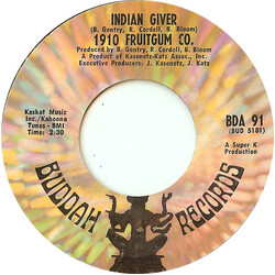 1910 Fruitgum Company Indian Giver / Pow Wow USED VINYL 7INCH 45 RPM SINGLE STYRENE