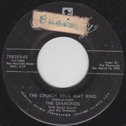 The Diamonds The Church Bells May Ring USED VINYL 7INCH 45 RPM