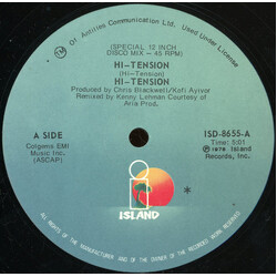 Hi-Tension Hi-Tension USED VINYL 12INCH 45 RPM STEREO
