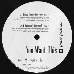 Janet Jackson You Want This USED VINYL 12INCH 33 S RPM PROMO