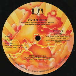 Vivian Reed Start Dancin' USED VINYL 12INCH PROMO