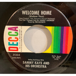 Sammy Kaye And His Orchestra Welcome Home (Welkom Thuis) USED VINYL 7INCH 45 RPM