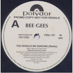 Bee Gees You Should Be Dancing USED VINYL 12INCH PROMO