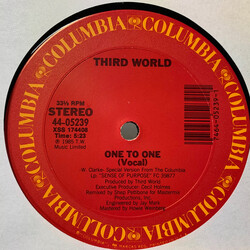Third World One To One USED VINYL 12INCH 33 S RPM STEREO