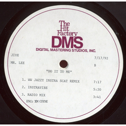 Mr. Lee Do It To Me Acetate USED