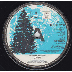 Dan Fogelberg Longer USED VINYL 7INCH 45 RPM SINGLE PROMO STEREO