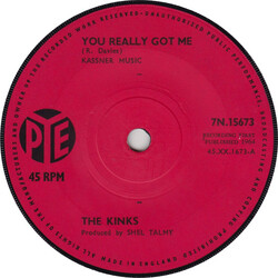 The Kinks You Really Got Me USED VINYL 7INCH 45 RPM