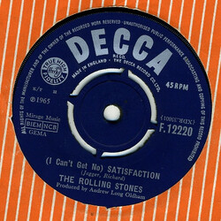 The Rolling Stones (I Can't Get No) Satisfaction USED VINYL 7INCH SINGLE 45 RPM