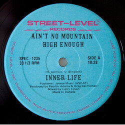 Inner Life / Erotic Drum Band / The 202 Machine Ain't No Mountain High Enough / Touch Me Where It's Hot / Get Up (Rock Your Body) USED VINYL 12INCH 33