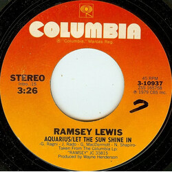 Ramsey Lewis Aquarius/Let The Sun Shine In USED VINYL 7INCH SINGLE 45 RPM