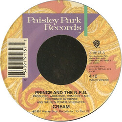 Prince / The New Power Generation Cream USED VINYL 7INCH 45 RPM SINGLE