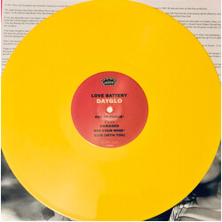 Love Battery Dayglo Vinyl LP USED