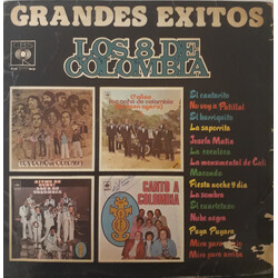 Los Ocho De Colombia Grandes Exitos Vinyl LP USED