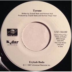 Erykah Badu Tyrone USED VINYL 7INCH 45 RPM SINGLE