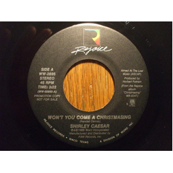 Shirley Caesar Won't You Come Christmasing Vinyl 7" USED