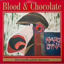 Elvis Costello & The Attractions Blood & Chocolate Vinyl LP USED