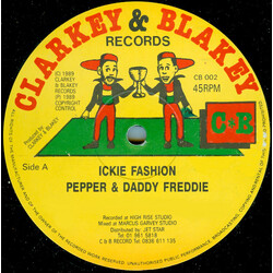 Pepper (5) / Daddy Freddy Ickie Fashion USED VINYL 12INCH 45 RPM