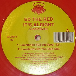 Ed The Red It's Alright USED VINYL 12INCH 33 S RPM