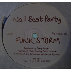 No. 1 Beat Party Funk Storm USED VINYL 12INCH PROMO