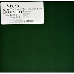 Steve Mason (2) Seen It All Before / Come To Me (The Greg Wilson & Derek Kaye Remixes) USED VINYL 12INCH 45 RPM SINGLE LIMITED EDITION