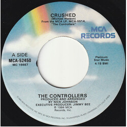 The Controllers (2) Crushed USED VINYL 7INCH 45 RPM SINGLE