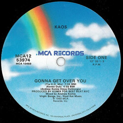 Kaos Gonna Get Over You USED VINYL 12INCH 33 S RPM