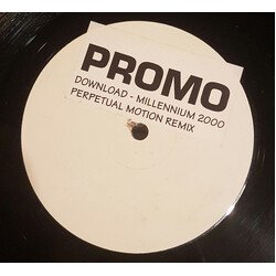 Download (2) Millennium 2000 (Perpetual Motion/Pez Tellet Remix) USED VINYL 12INCH 45 RPM SINGLE SIDED PROMO WHITE LABEL
