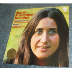 Karlheinz Stockhausen / Luciano Berio / Marie-Françoise Bucquet Klavierstücke IX & XI / Cinque Variazioni / Sequenza IV Vinyl LP USED