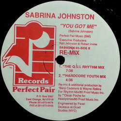 Sabrina Johnston You Got Me (Remix) USED VINYL 12INCH 33 S RPM